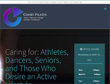 Tablet Screenshot of courtpilates.com